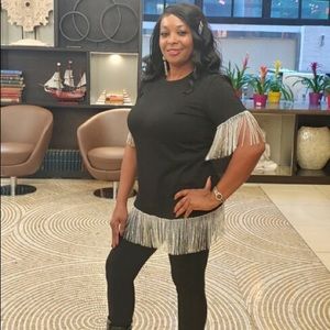 Jennifer Le Tassel Drip Tee